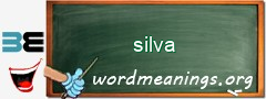 WordMeaning blackboard for silva